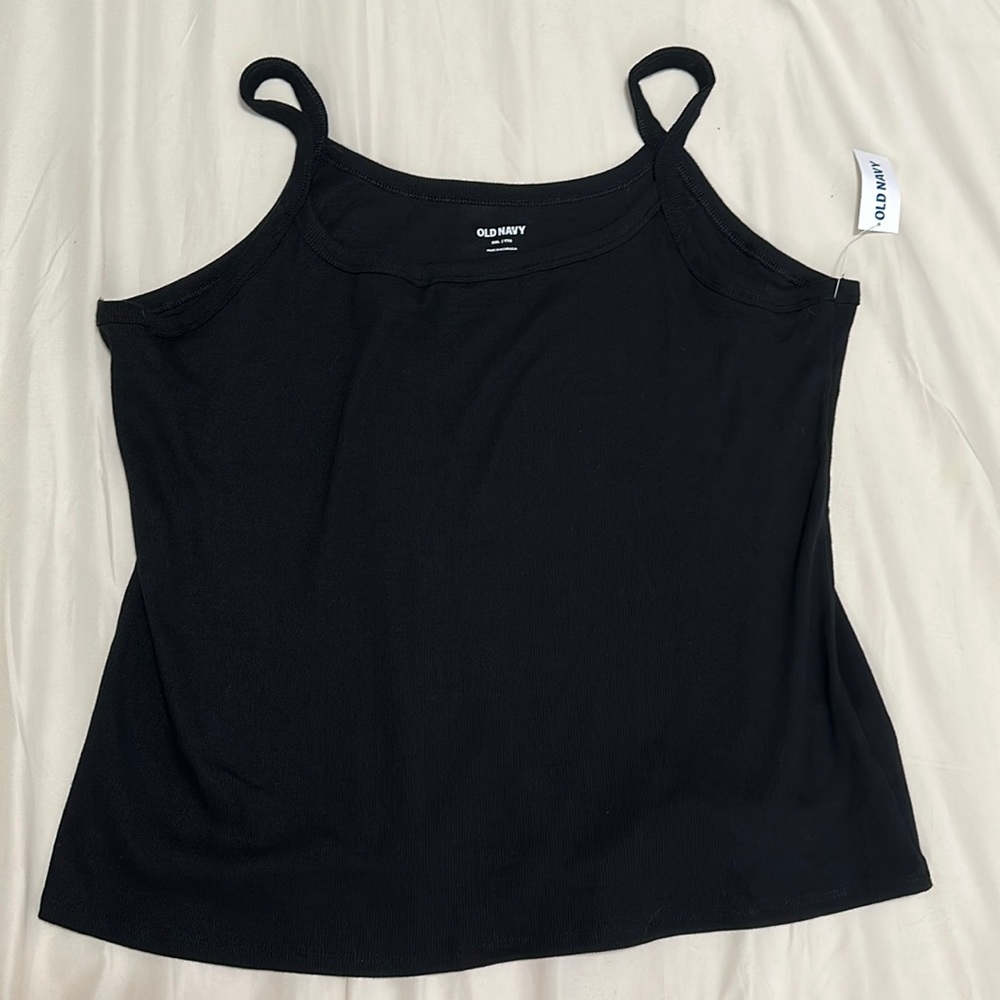3/$15 NWT Old Navy Tank Top Black XXL